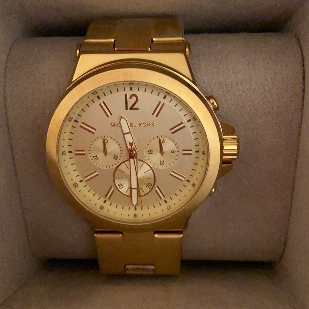 Men’s Gold Michael Kors watch